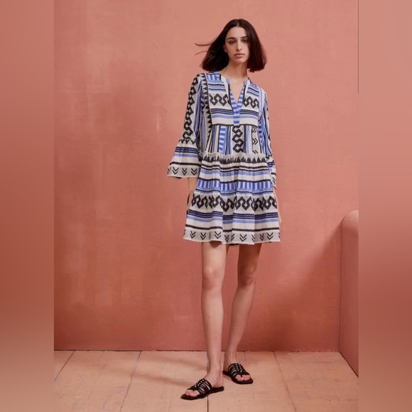 Devotion Twins Ella Mini Dress - Black/Blue - Size Small - NWT - Picture 7 of 16